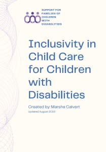 inclusivity in child care for children with disabilities
